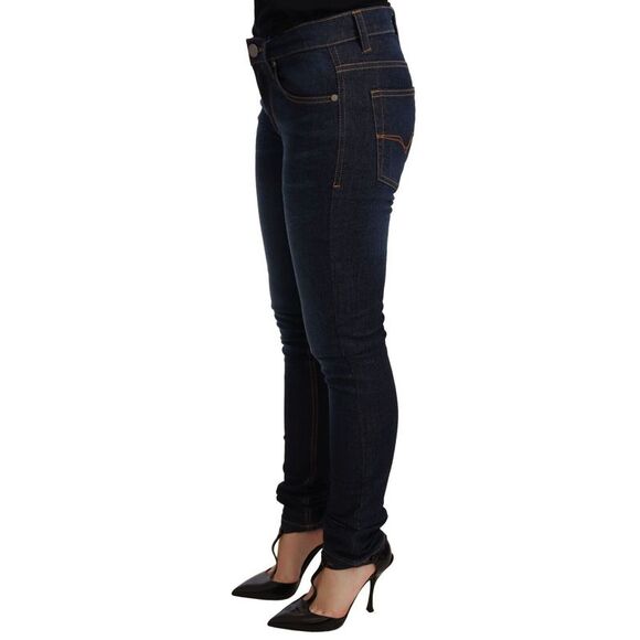 Versace Jeans Skinny Jeans Women Blue Jeans & Pants - Picture 2 of 4